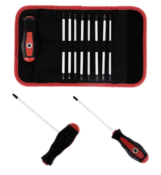 Kit de tournevis à lames interchangeables